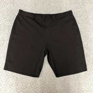 Slazenger Shorts Mens 40 Black Stretch Reflective Golf Athletic Casual Norm Day